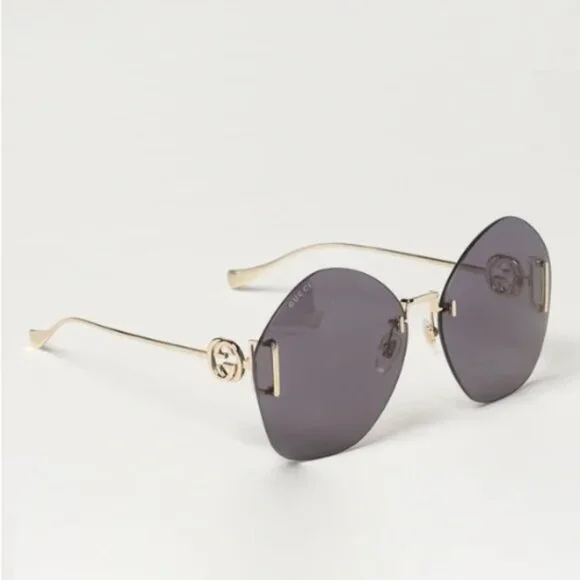 NWT Gucci GG1203S - 002 Geometric Sunglasses Sunglasses display picture 2
